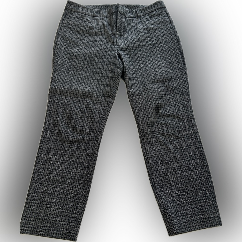 Banana Republic Sloan Plaid Pants, Size 12S